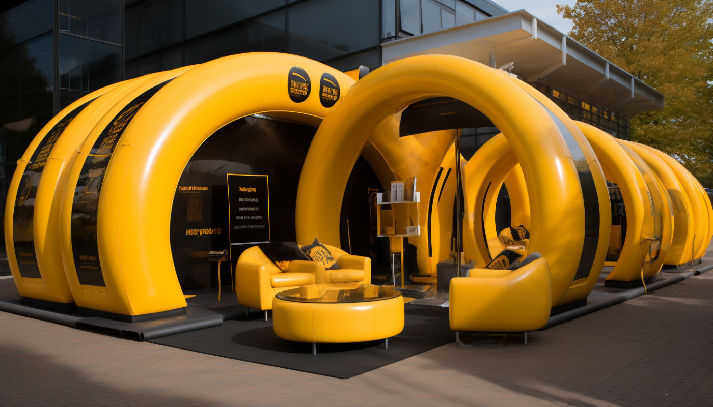 Les tendances actuelles dans le design des structures gonflables pour les campagnes marketing.