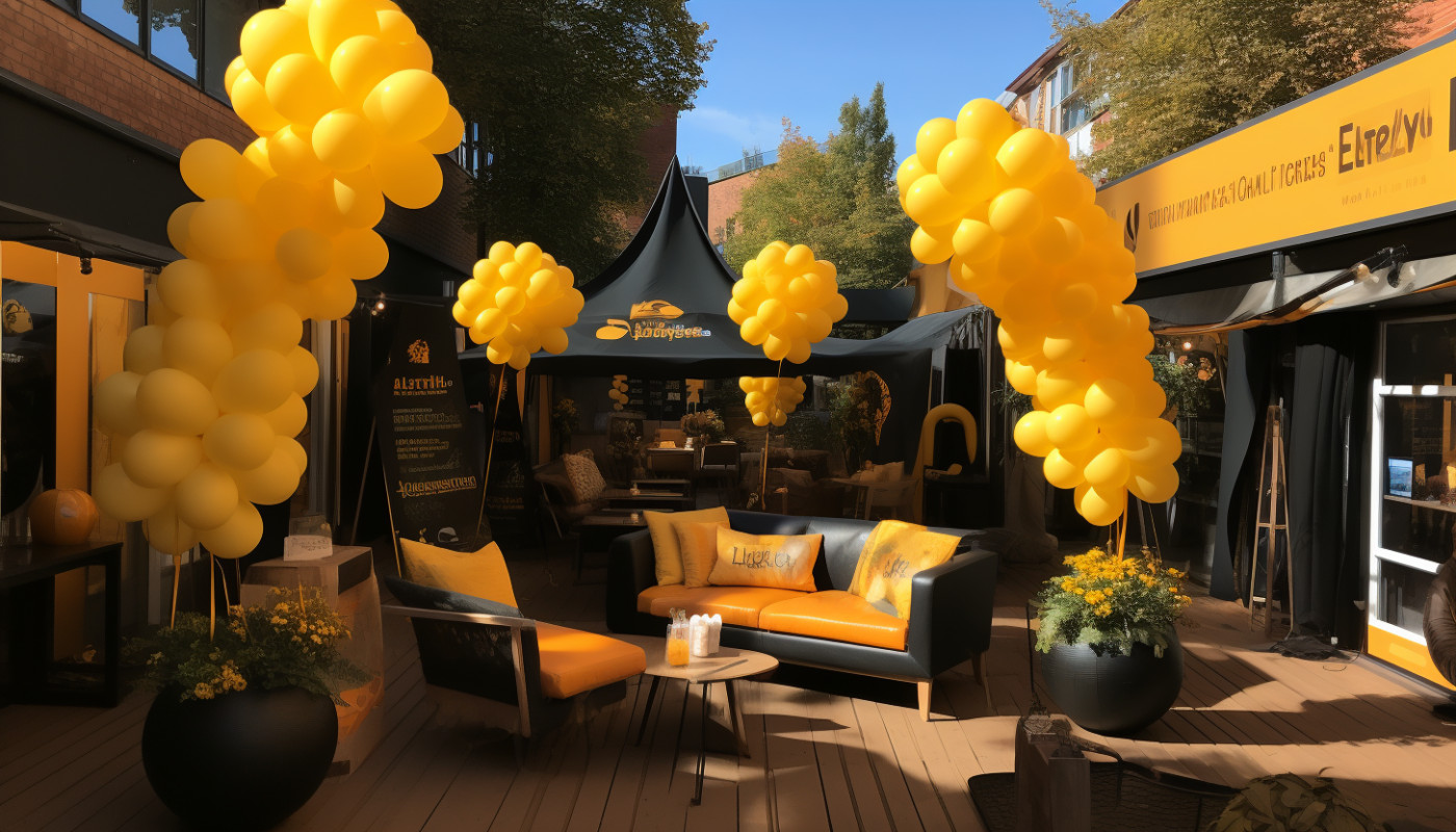 Maintenir la qualité de l'air sous une tente publicitaire lors d'événements